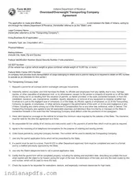 Blank Indiana M203 PDF Template