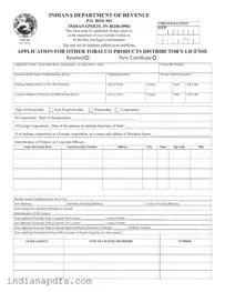 Blank Indiana Otp 901 PDF Template