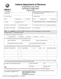 Blank Indiana Prop 1 PDF Template
